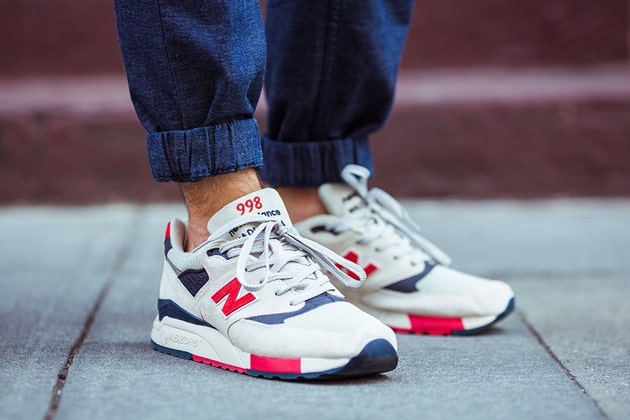 new balance femme bleu blanc rouge