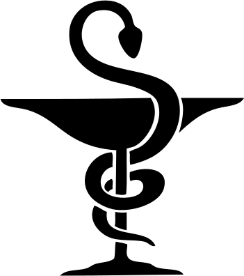 Croix de pharmacie - Symbole des pharmaciens - Caducée pharmacien