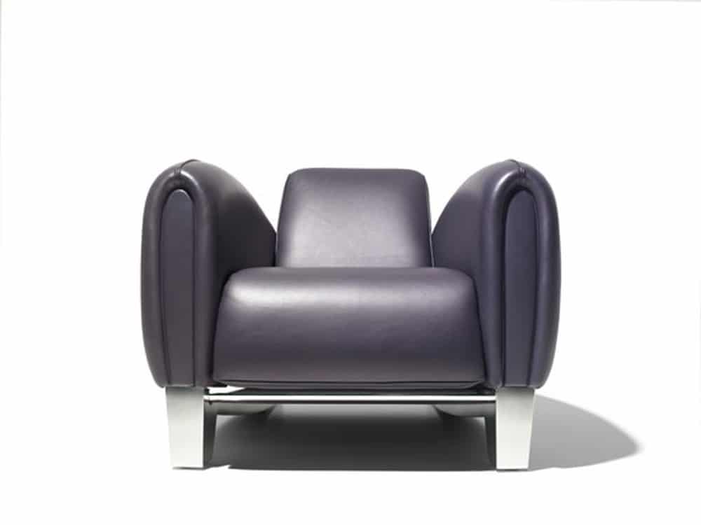 fauteuil club contemporain DS-57 par Franz Romero, trouvé sur www.arrivetz.com