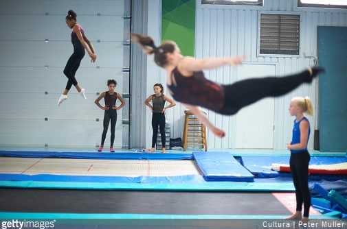 L’histoire rebondissante du trampoline